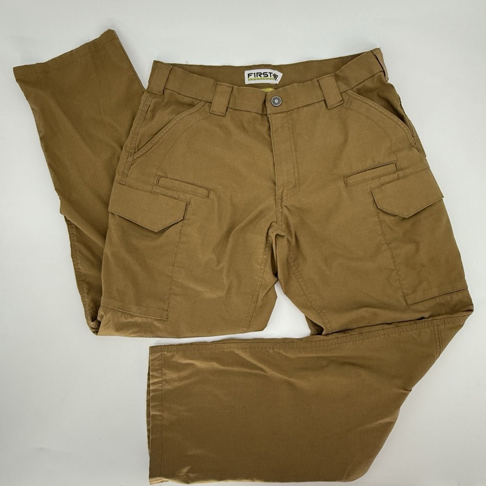 First Tactical V2 Tactical Men's Pants Ripstop Coyote Brown 36x32 Outdoor